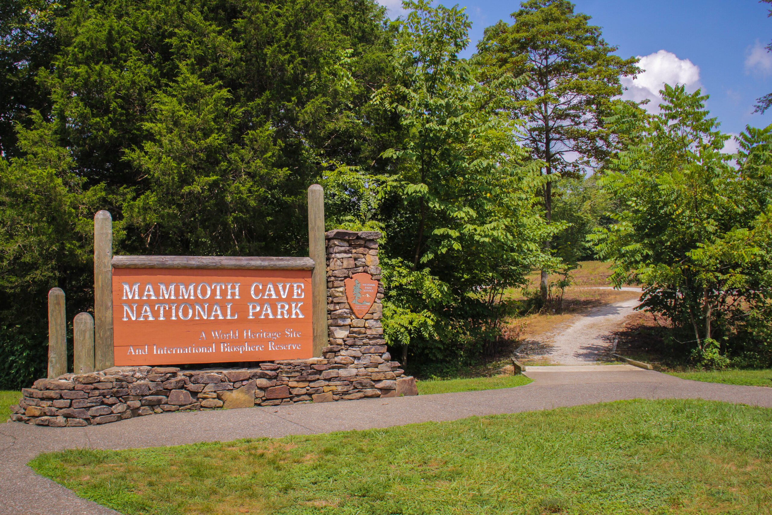 Mammoth Cave National Park Entrance Sign